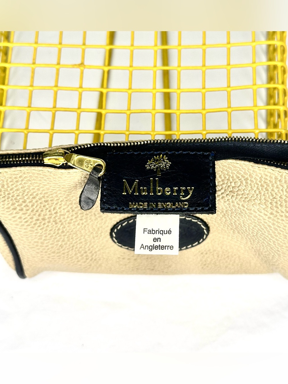 Mulberry Canvas and Leather Women's Zip Pouch